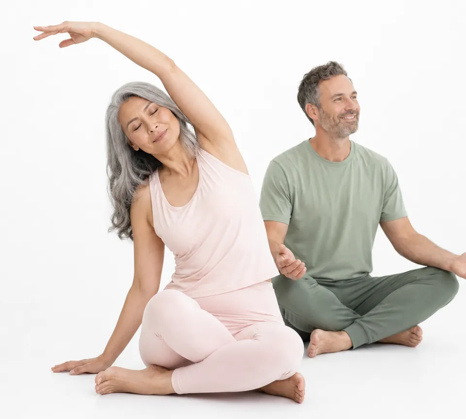 A man and woman for Balance Mode