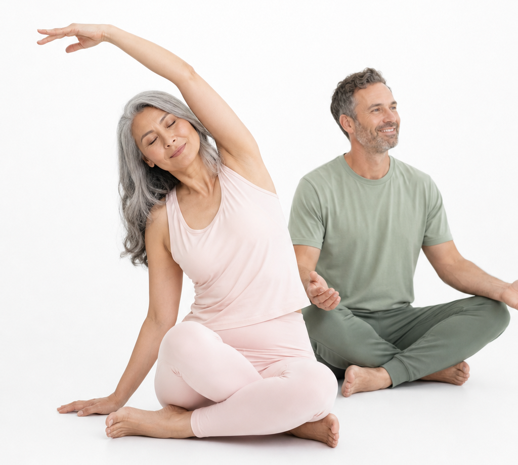 A man and woman for Balance Mode