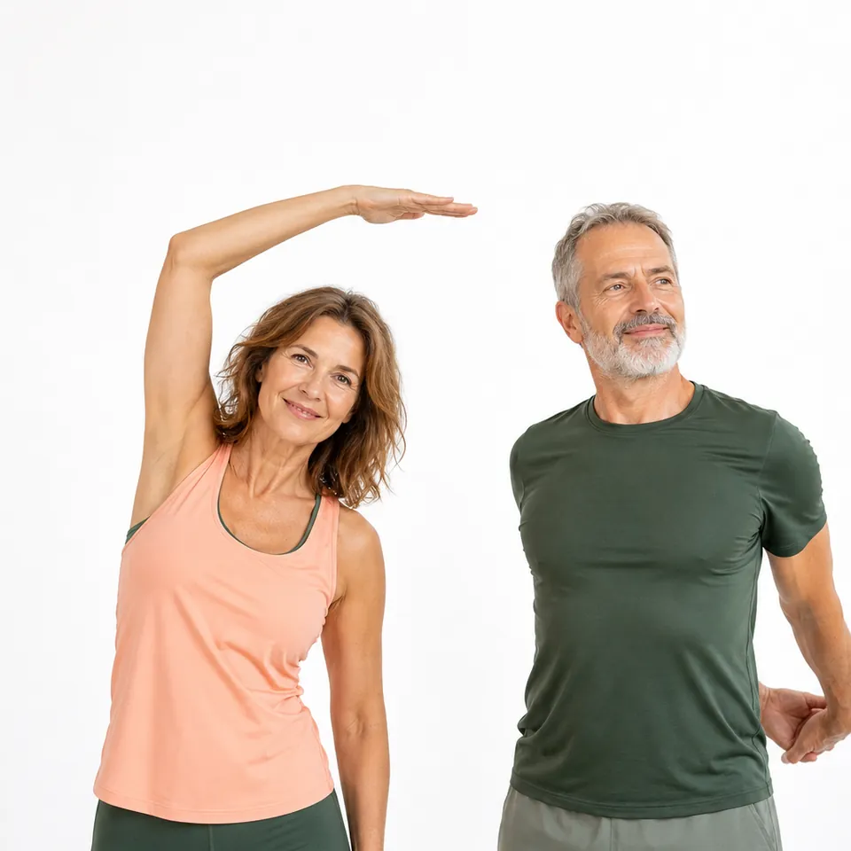A man and woman for Beweglicher Rücken 50