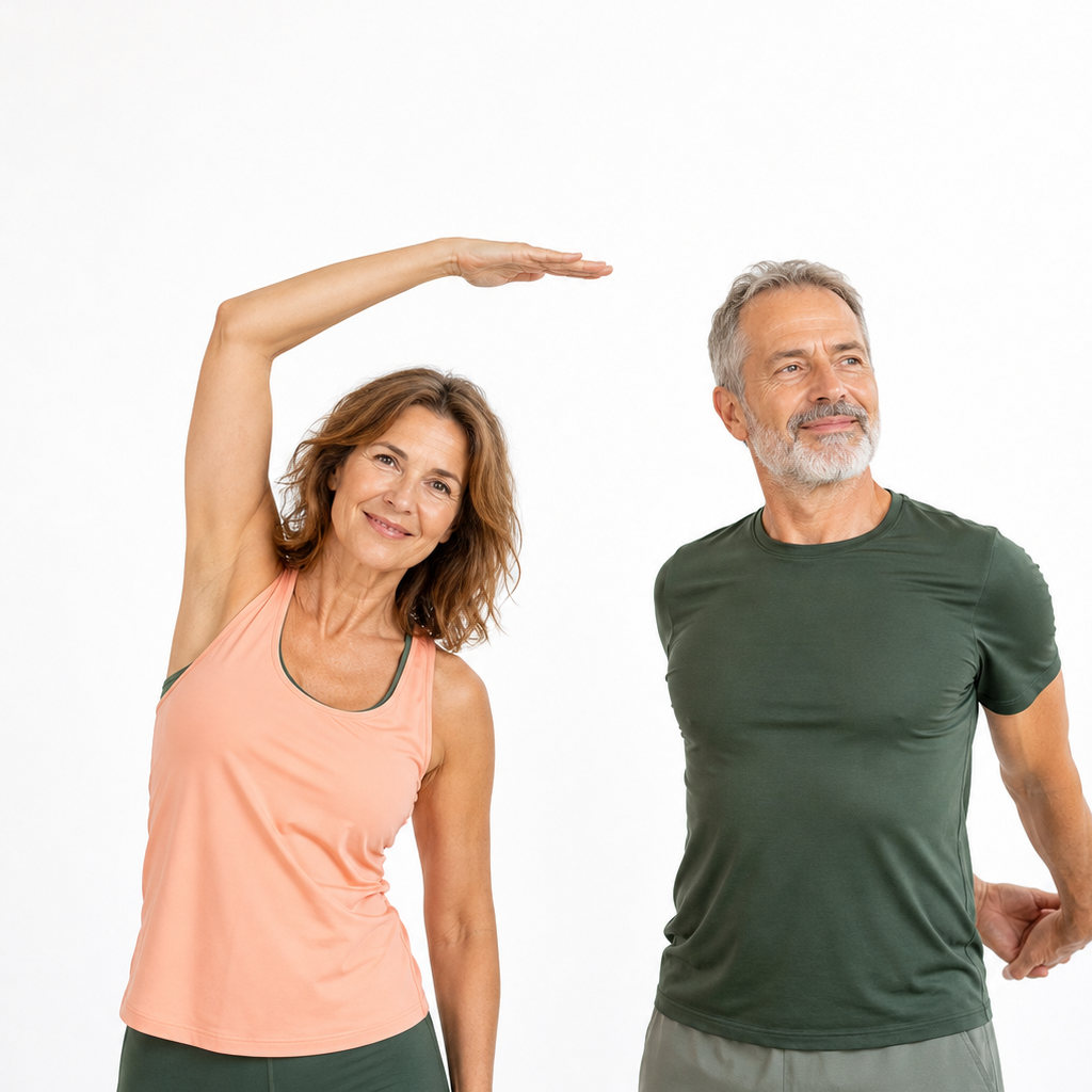 A man and woman for Beweglicher Rücken 50